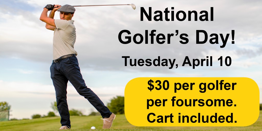 Newsletters - Play 36 - National Golfer's Day